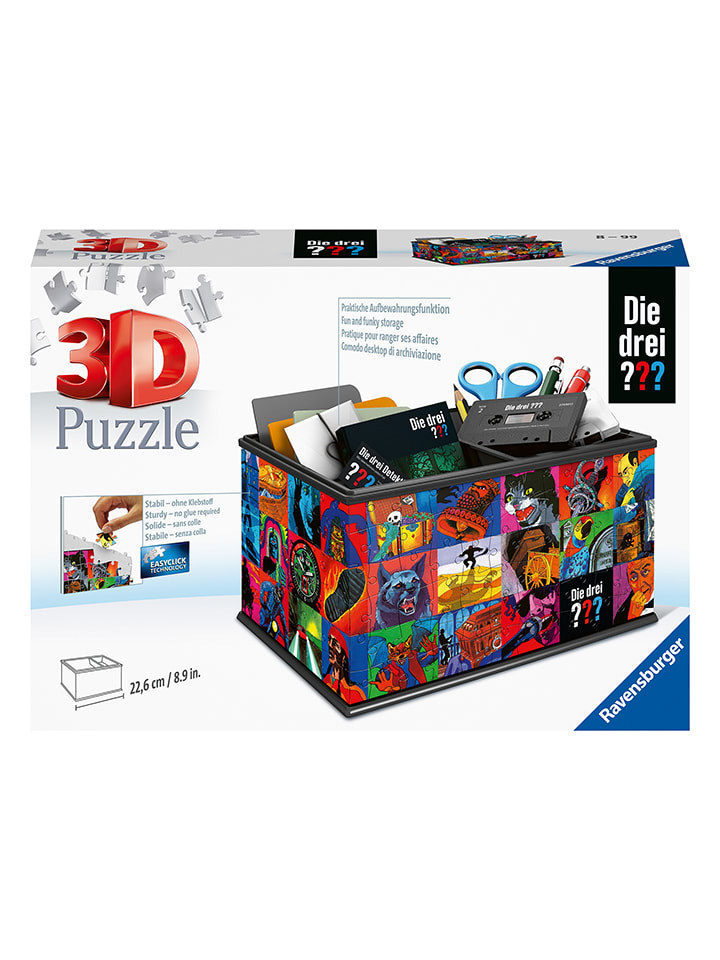 216-częściowe puzzle 3D "Die drei ??? storage box" - 8+