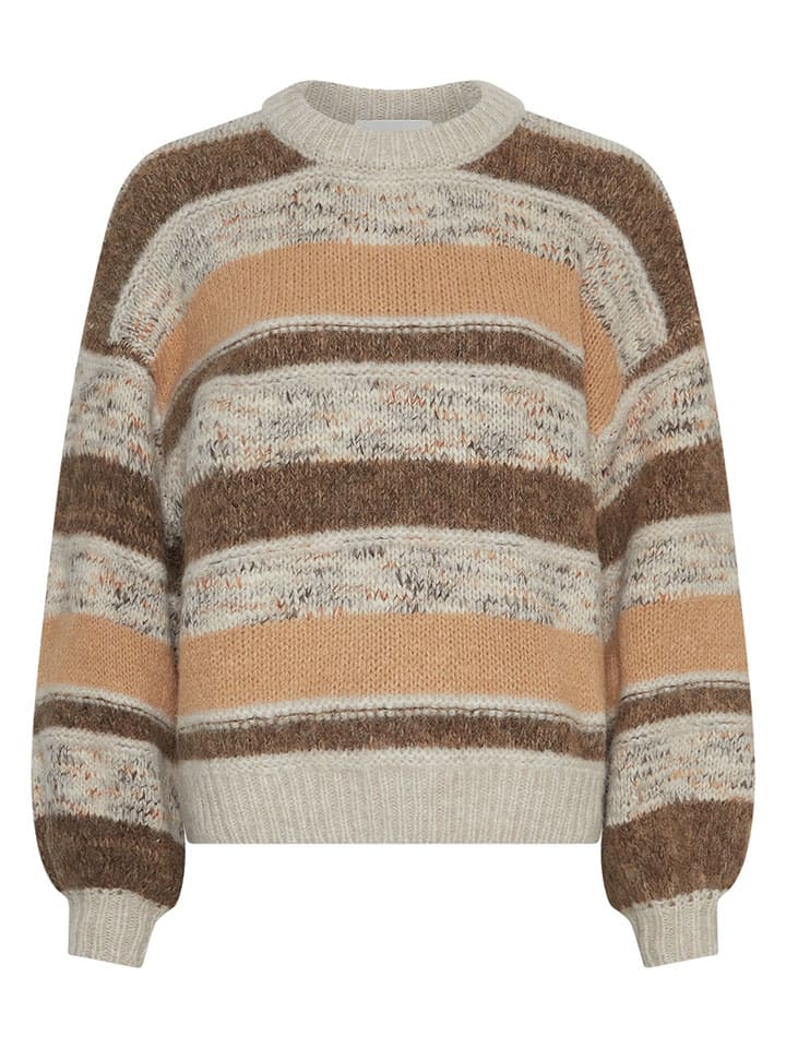 Trui "Constance" taupe/beige