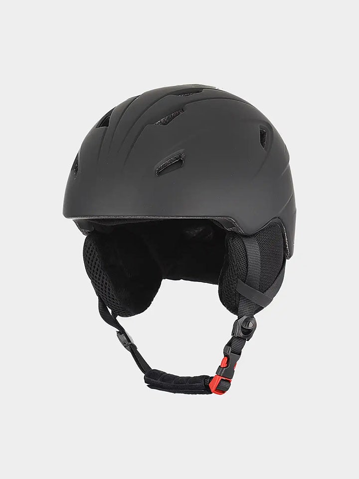 Kask narciarski w kolorze antracytowym
