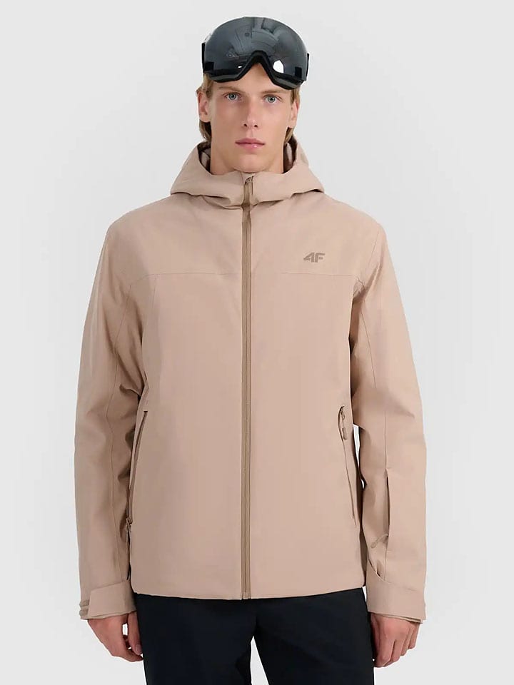 Ski-/ Snowboardjacke in Beige