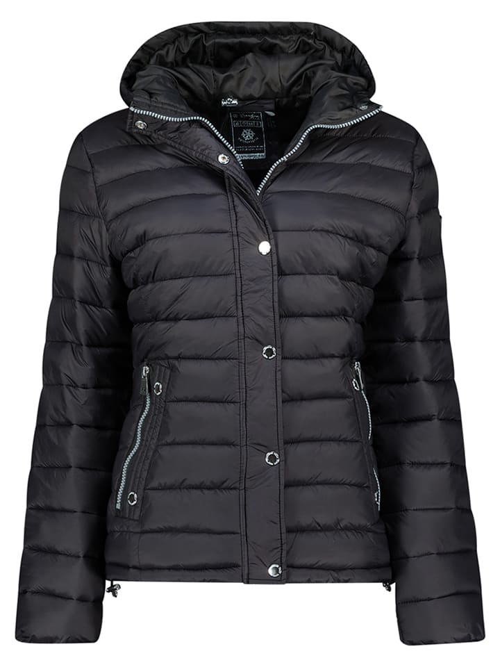 Steppjacke "Bubulleak" in Schwarz