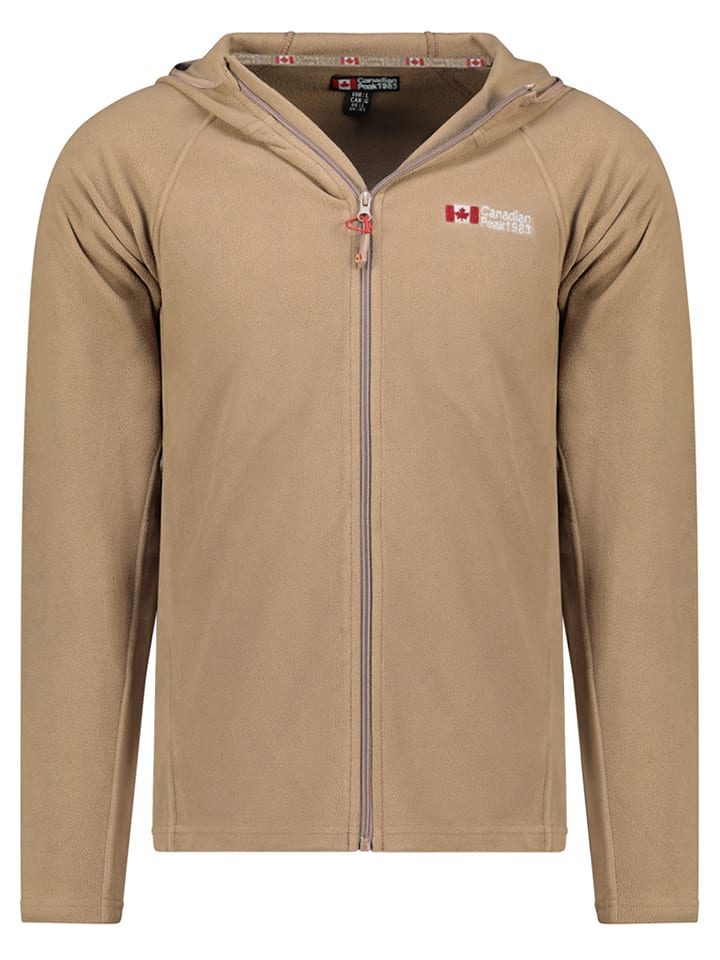 Fleece vest "Tugoodeak" lichtbruin