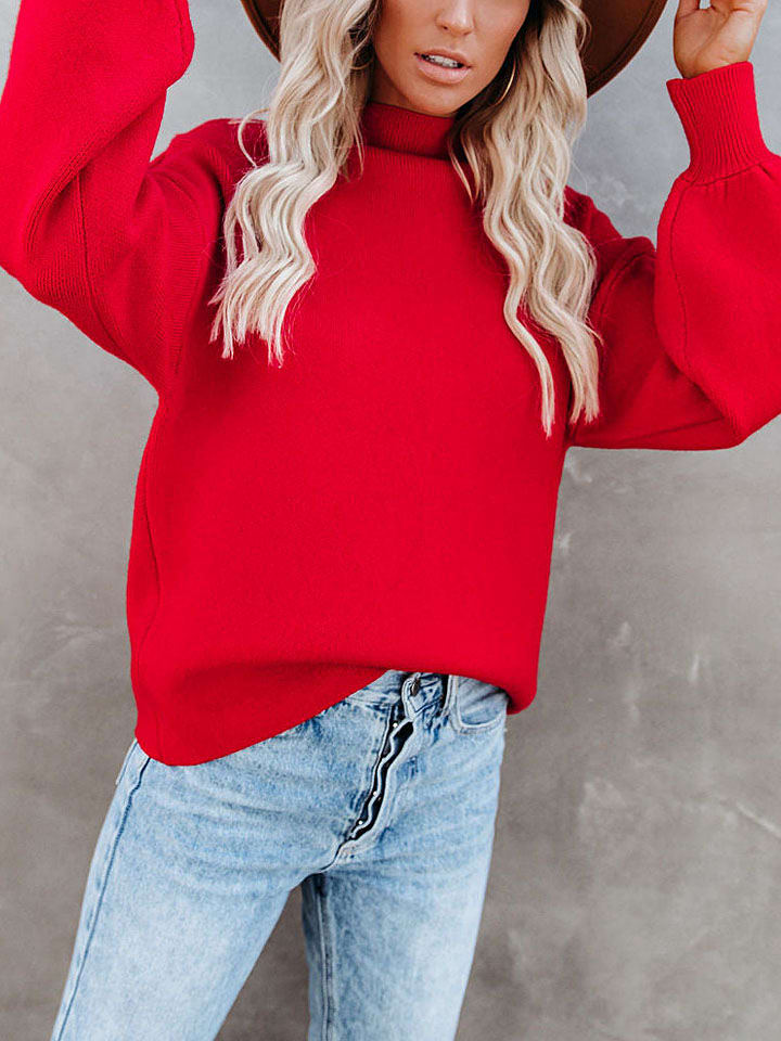 Sweter w kolorze czerwonym