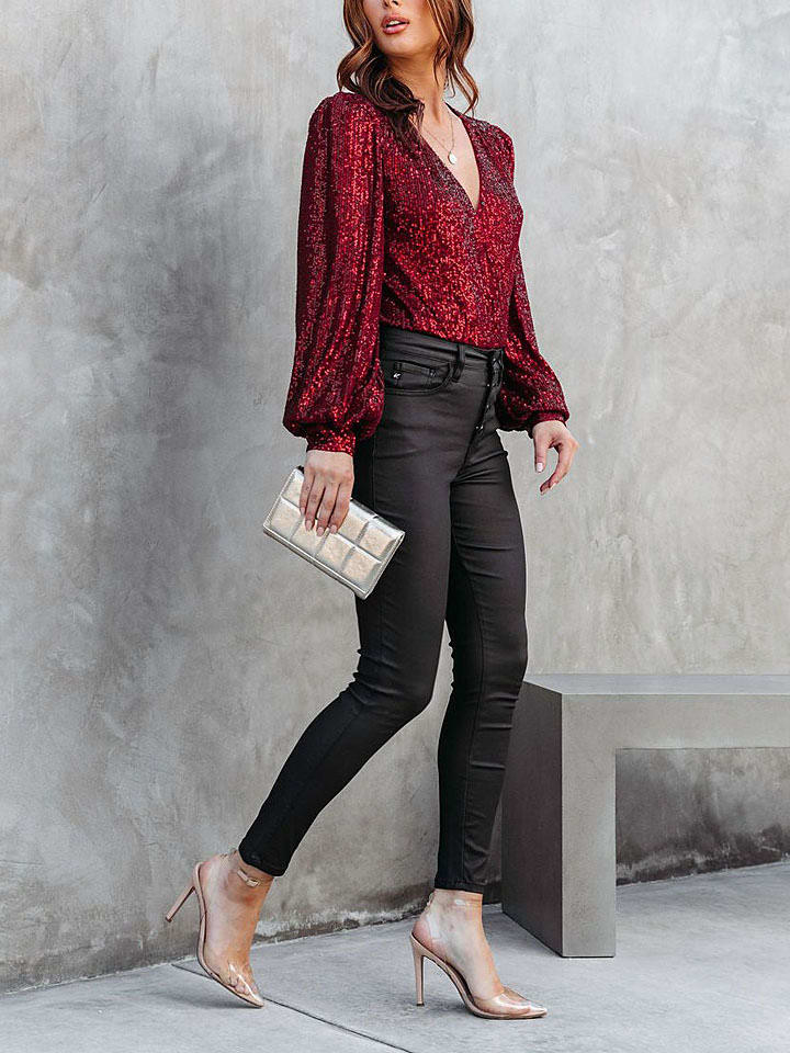 Blouse bordeaux