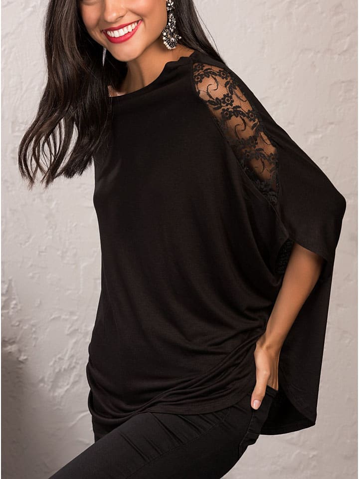 Bluse in Schwarz