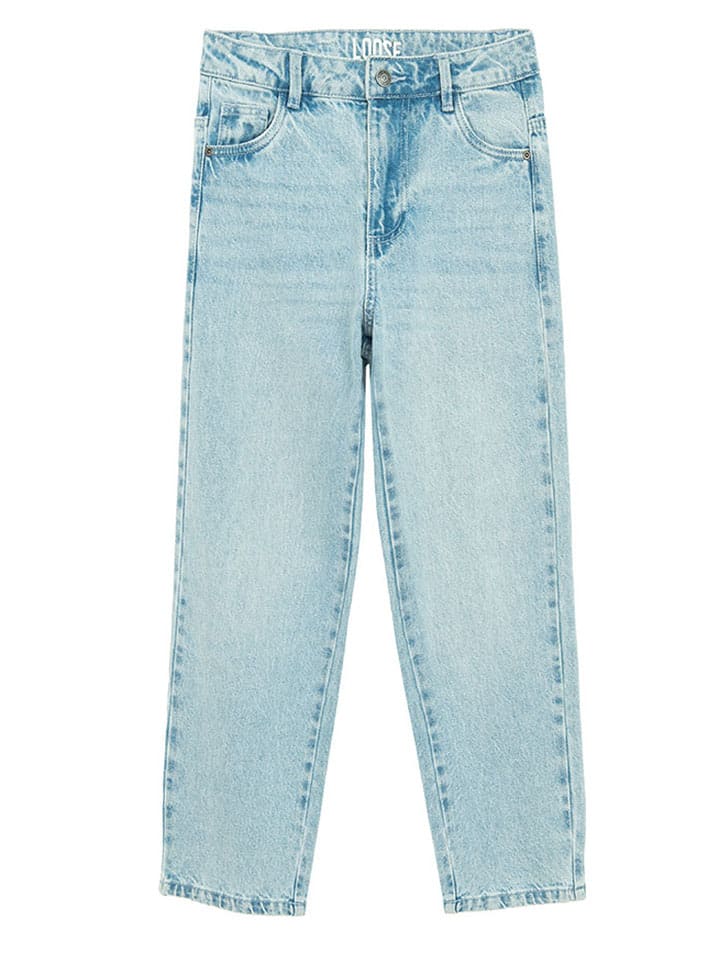 Jeans - Tapered fit - in Hellblau