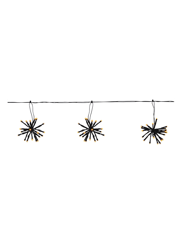 Łańcuch świetlny LED "Flower Curtain" w kolorze złotym - dł. 400 cm