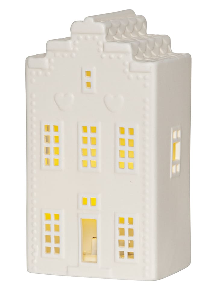 Dekoracja LED "Vinter" w kolorze białym - 8,5 x 16 cm