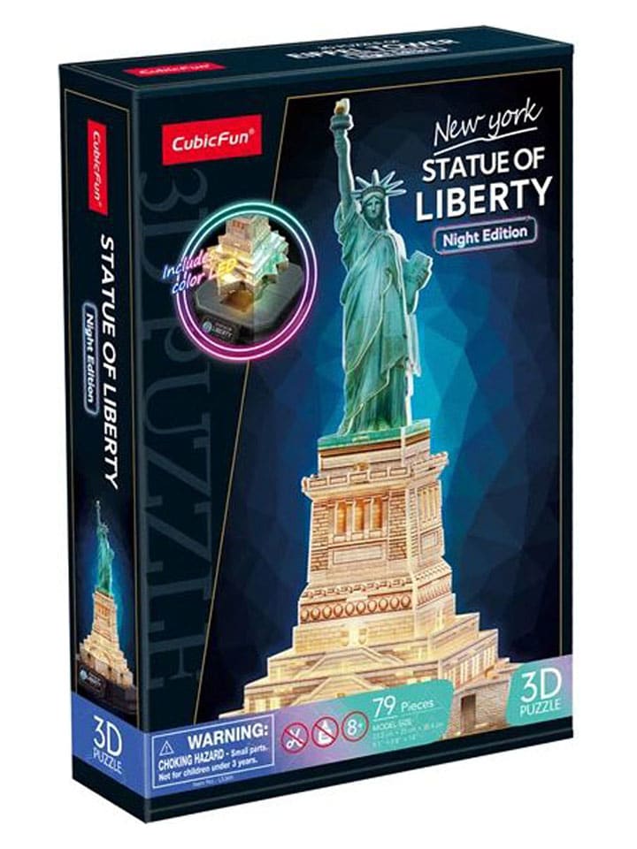 79-częściowe puzzle 3D "New York Skyline" - 12+