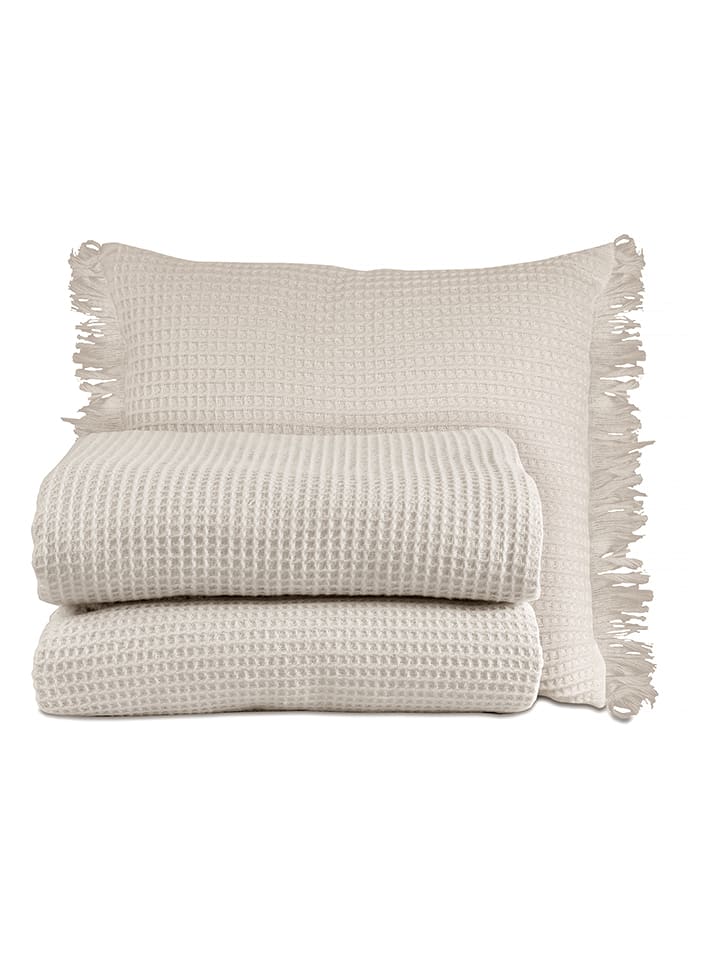 Woondeken crème - (L)240 x (B)240 cm