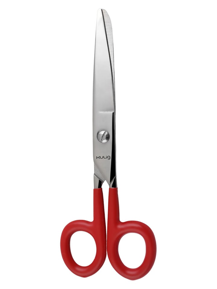 Küchenschere in Silber/ Rot - (H)15,5 cm