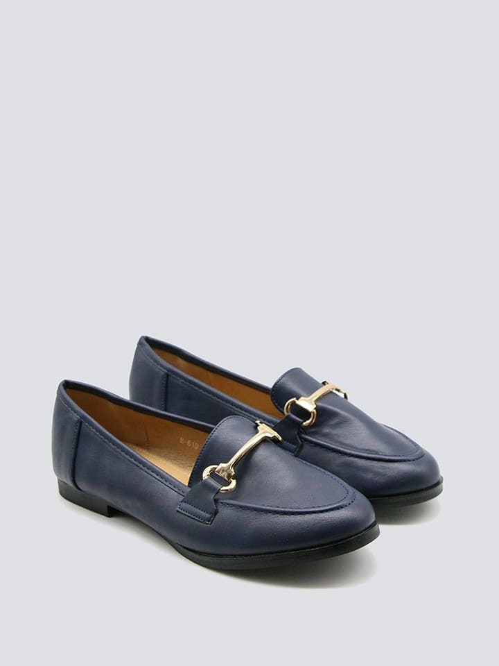 Mocassins donkerblauw