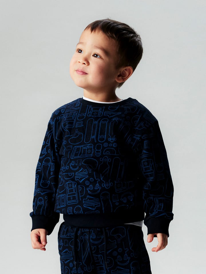 Sweatshirt "Tino" zwart