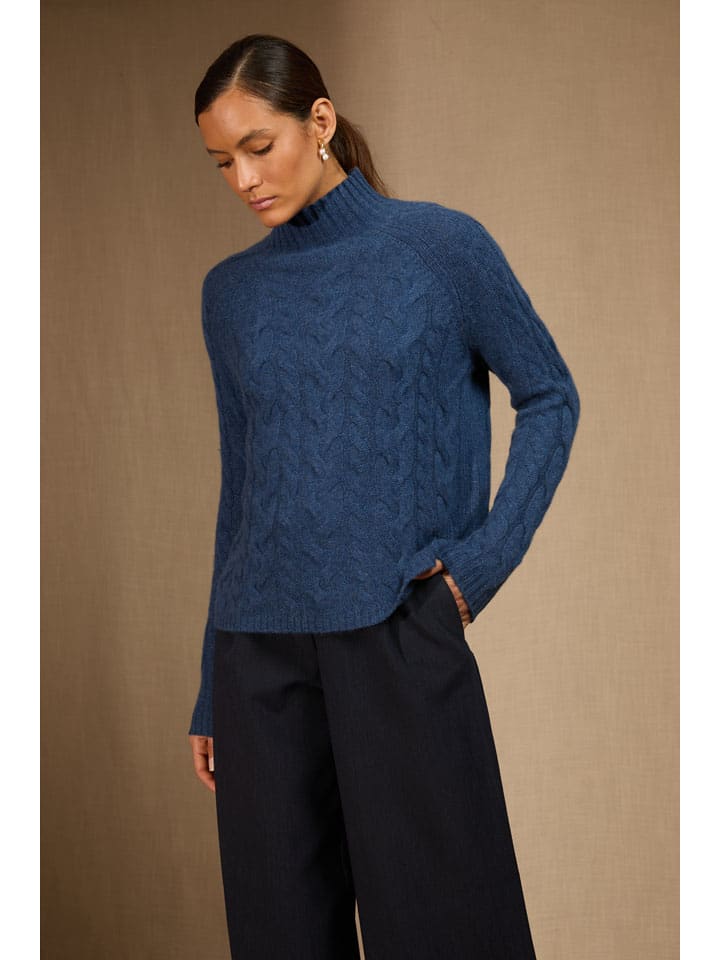 Kaschmir-Pullover "Mairead" in Blau