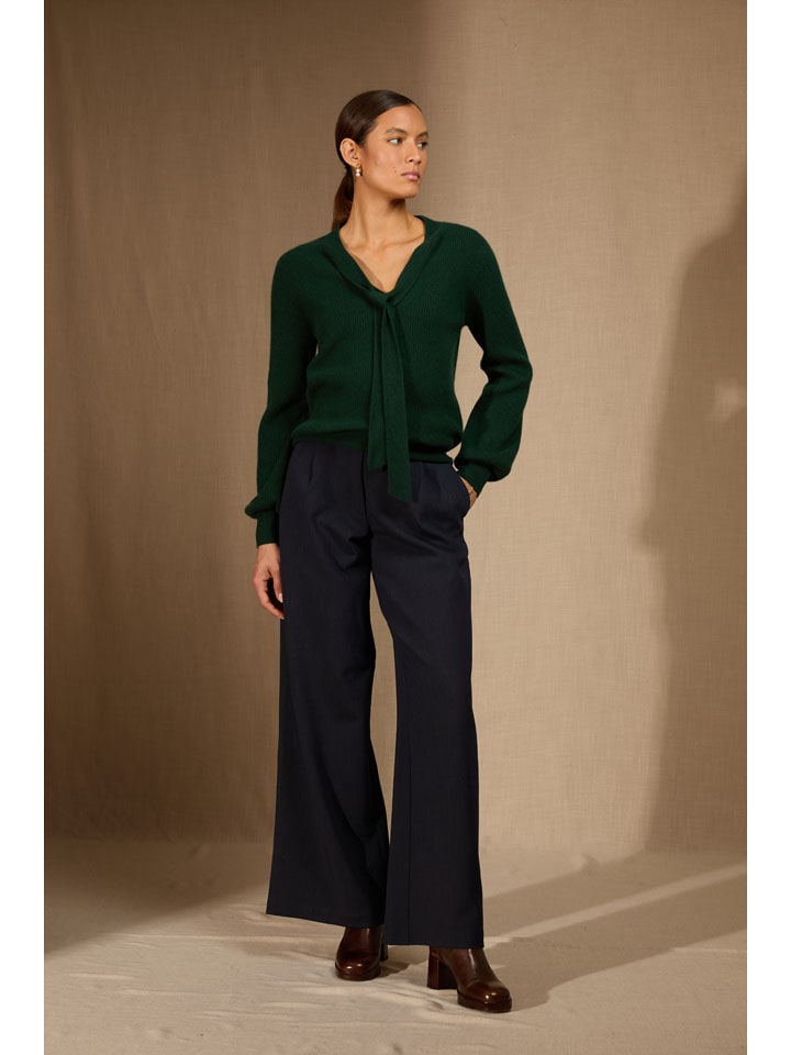 Elegantes Dunkelgrne Pullover Damen Bilder