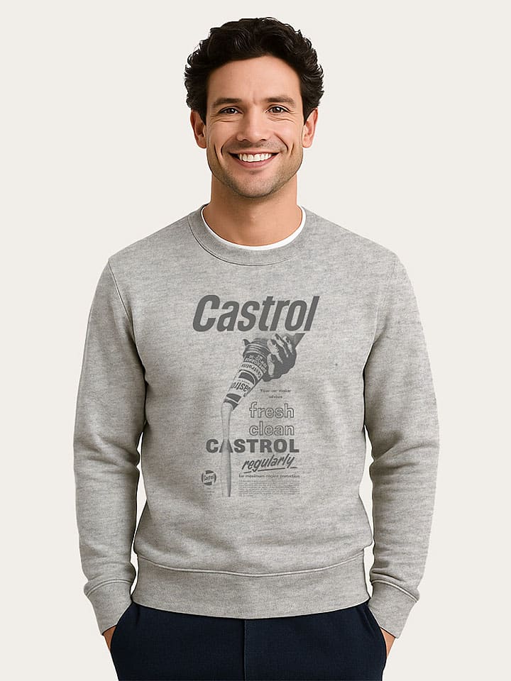 Bluza "Castrol Fresh Clean" w kolorze szarym