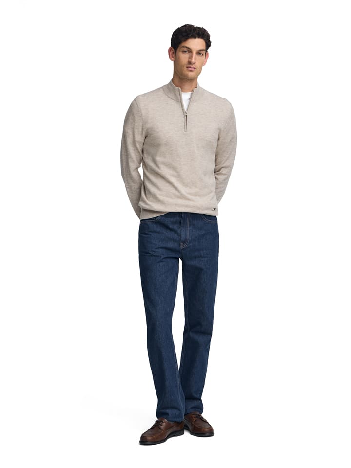 Wollpullover in Beige