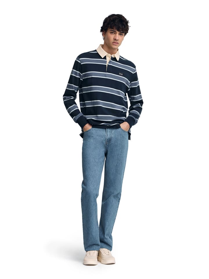 Poloshirt in Dunkelblau