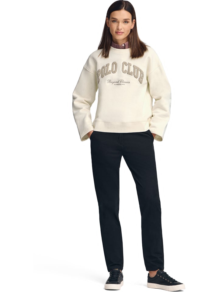 Sweatshirt in Creme