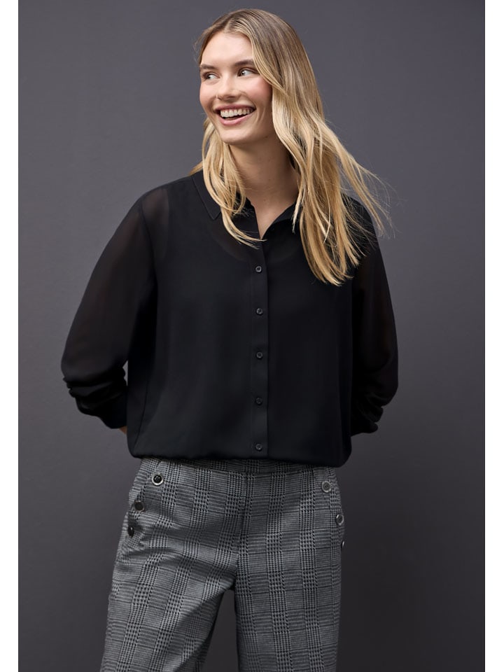 Bluse in Schwarz