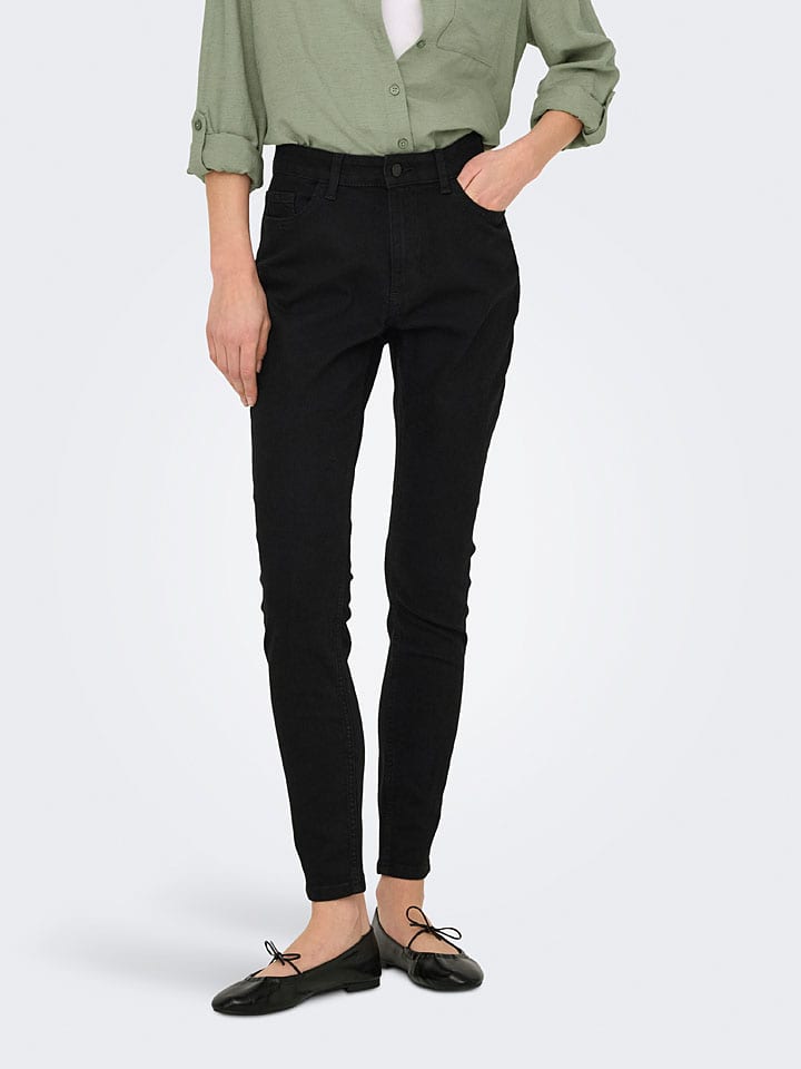 Spijkerbroek "Moon" - skinny fit - zwart