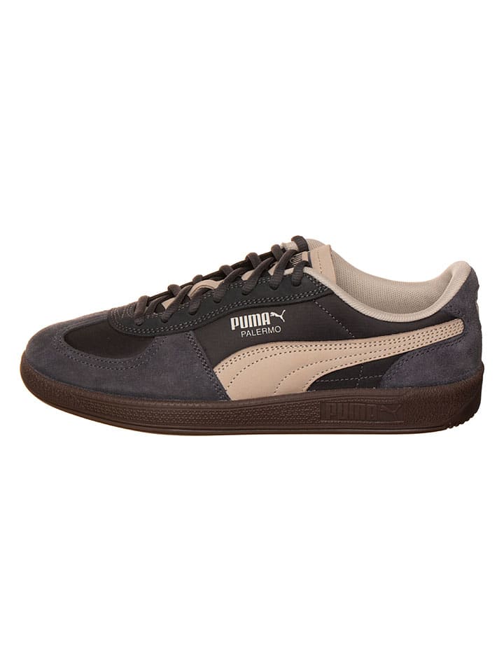 Sneakersy "Palermo Pop" w kolorze granatowym