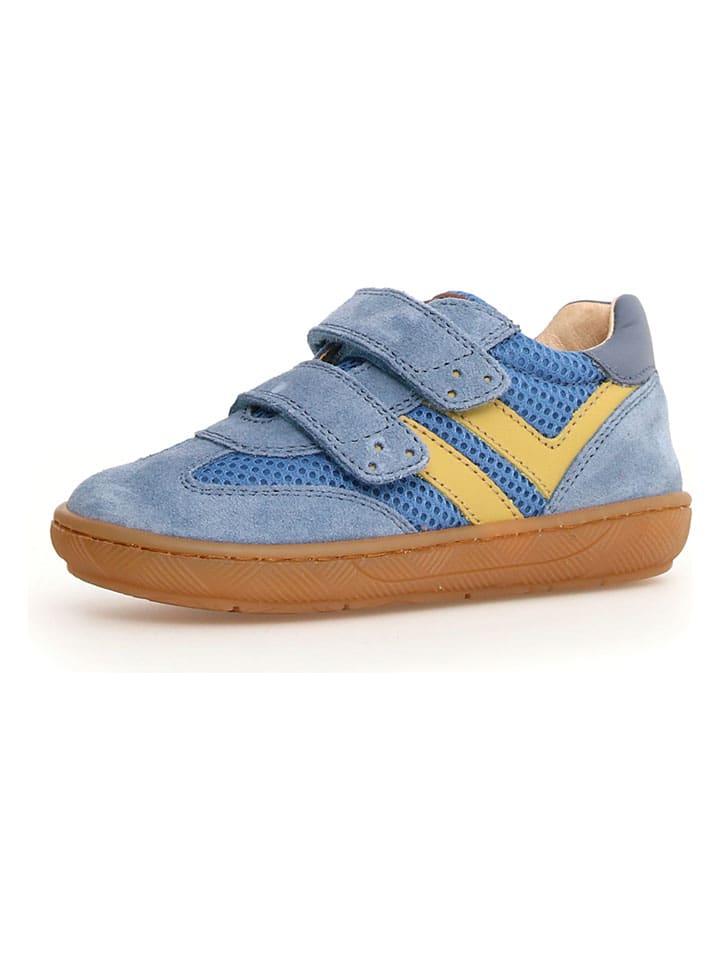 Leren sneakers "Kevis" lichtblauw