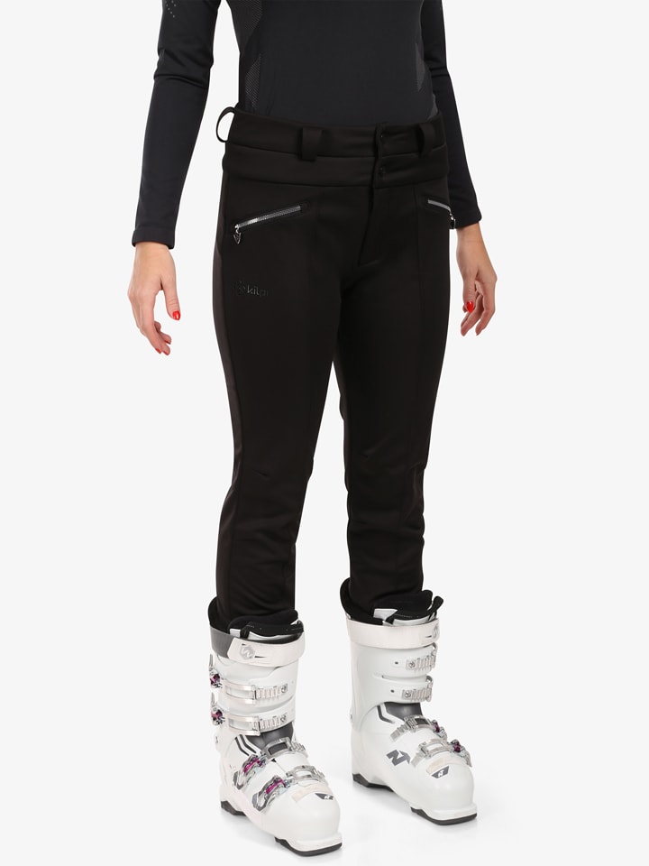 Softshell-ski-/snowboardbroek "Maura" zwart