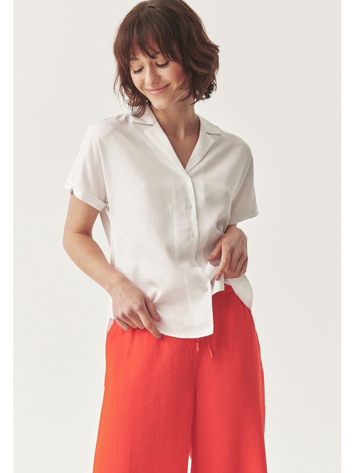 Bluse in Weiß