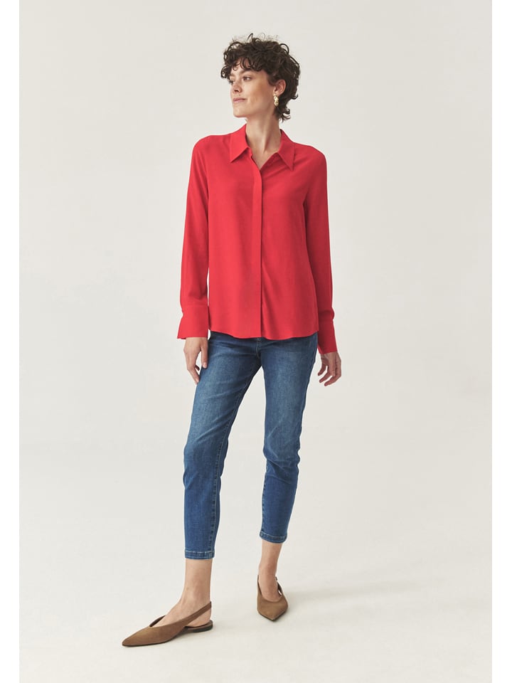 Blouse rood