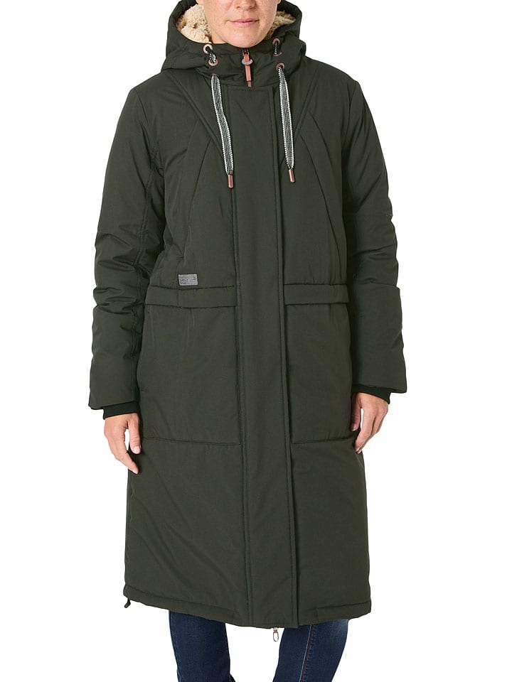 Parka w kolorze khaki