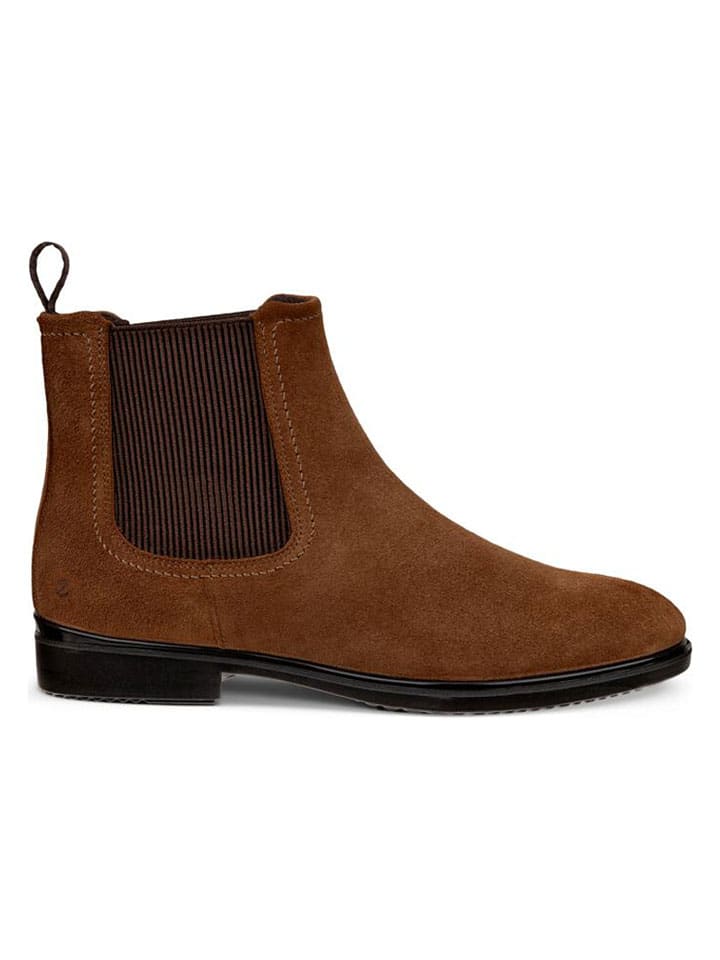Leren chelseaboots "Classic" lichtbruin