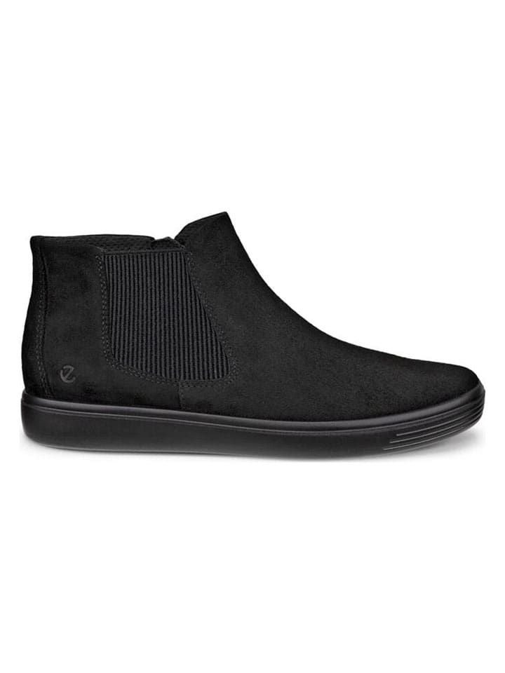 Skórzane botki "Classic" w kolorze czarnym