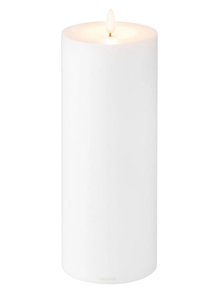Ledkaars "Noca" wit - (H)27 cm