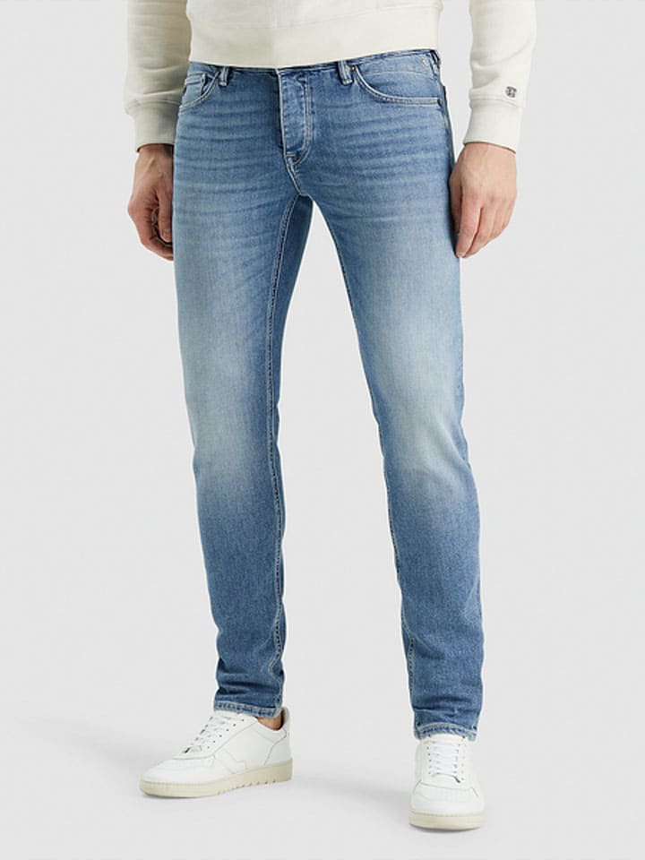 Dżinsy - Slim fit - w kolorze błękitnym