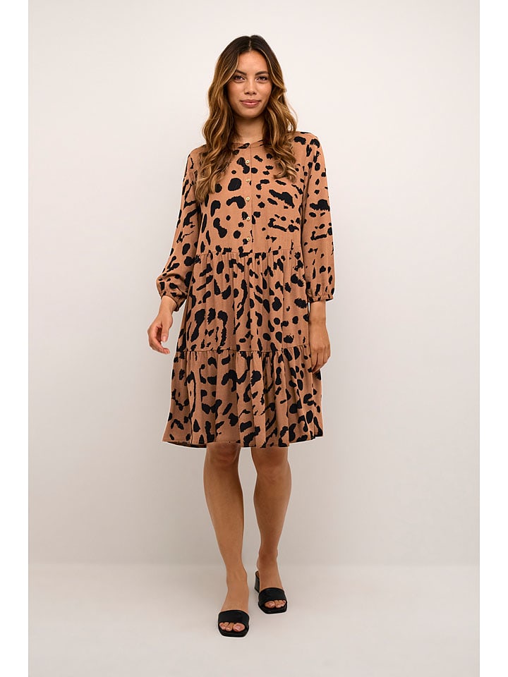 Kleid in Beige