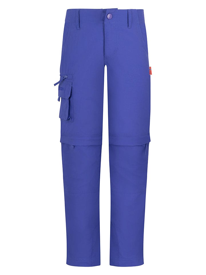 Spodnie trekkingowe Zipp-Off "Oppland" - Slim fit - w kolorze fioletowym