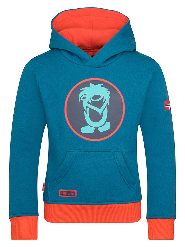 Bluza "Troll" w kolorze turkusowym