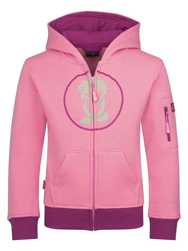 Bluza "Sortland" w kolorze jasnoróżowym
