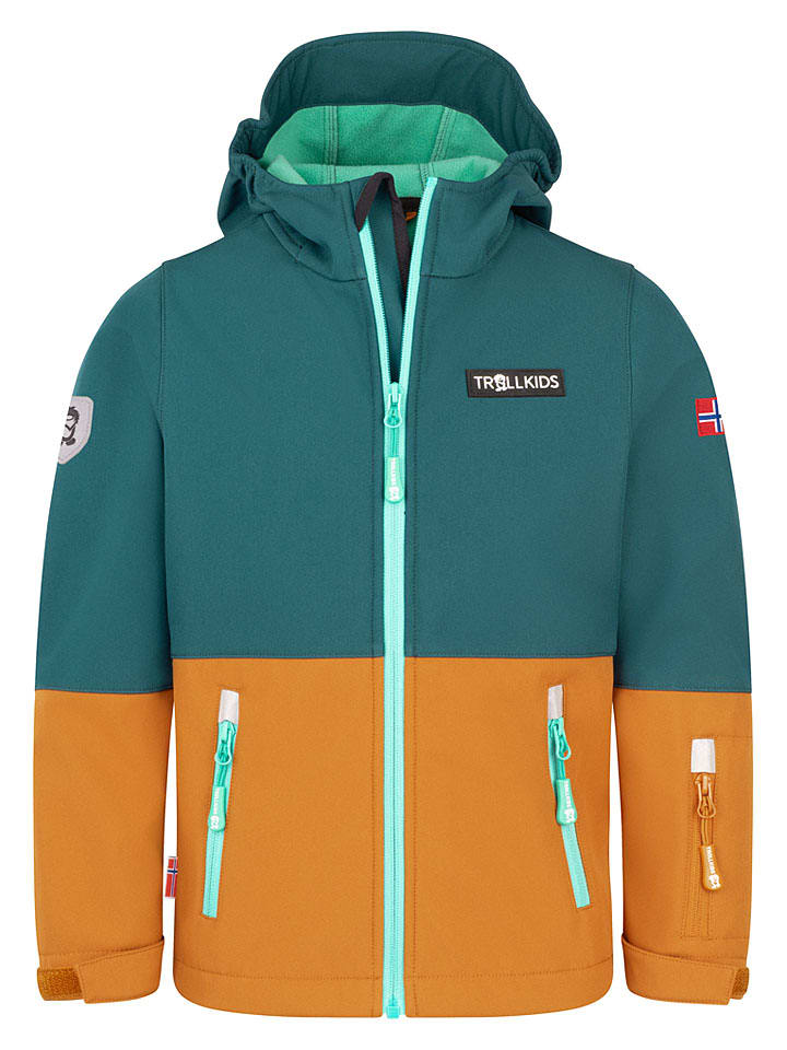 Softshelljacke "Skjorta" in Türkis