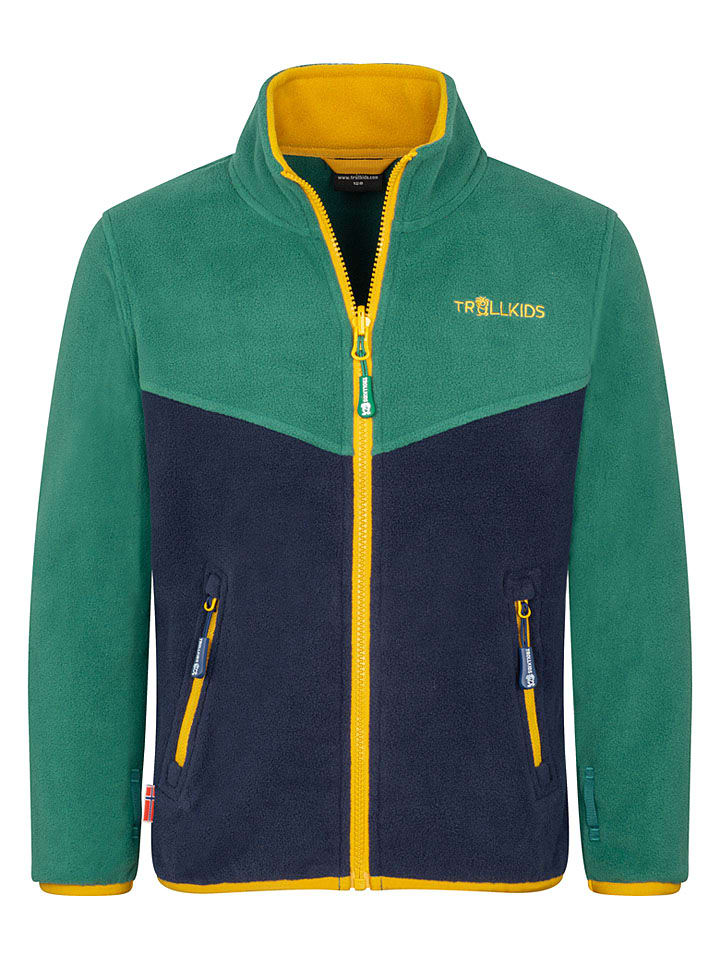 Fleecejacke "Oppdal" in Grün
