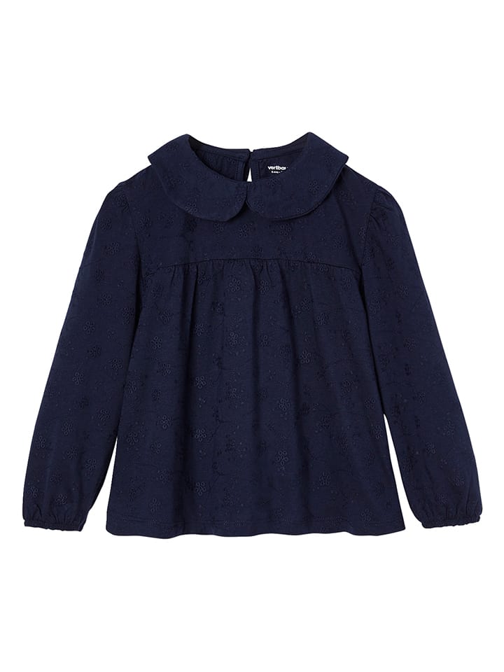 Bluse in Dunkelblau