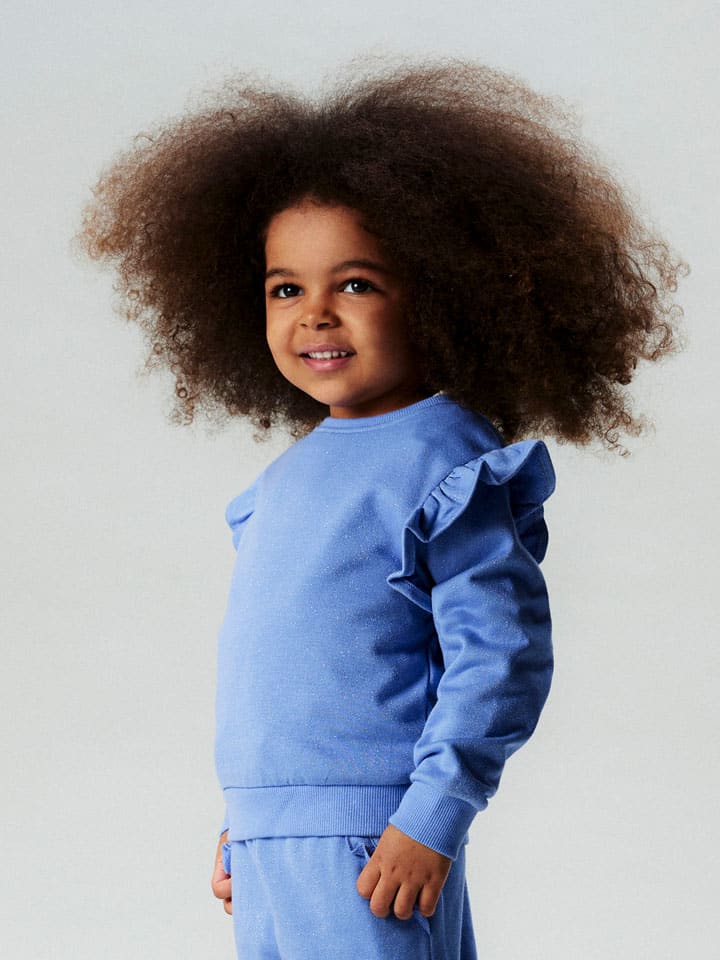 Sweatshirt "Tilde" in Blau