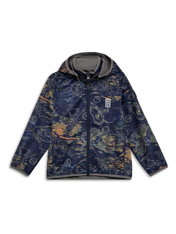 Softshelljacke in Dunkelblau