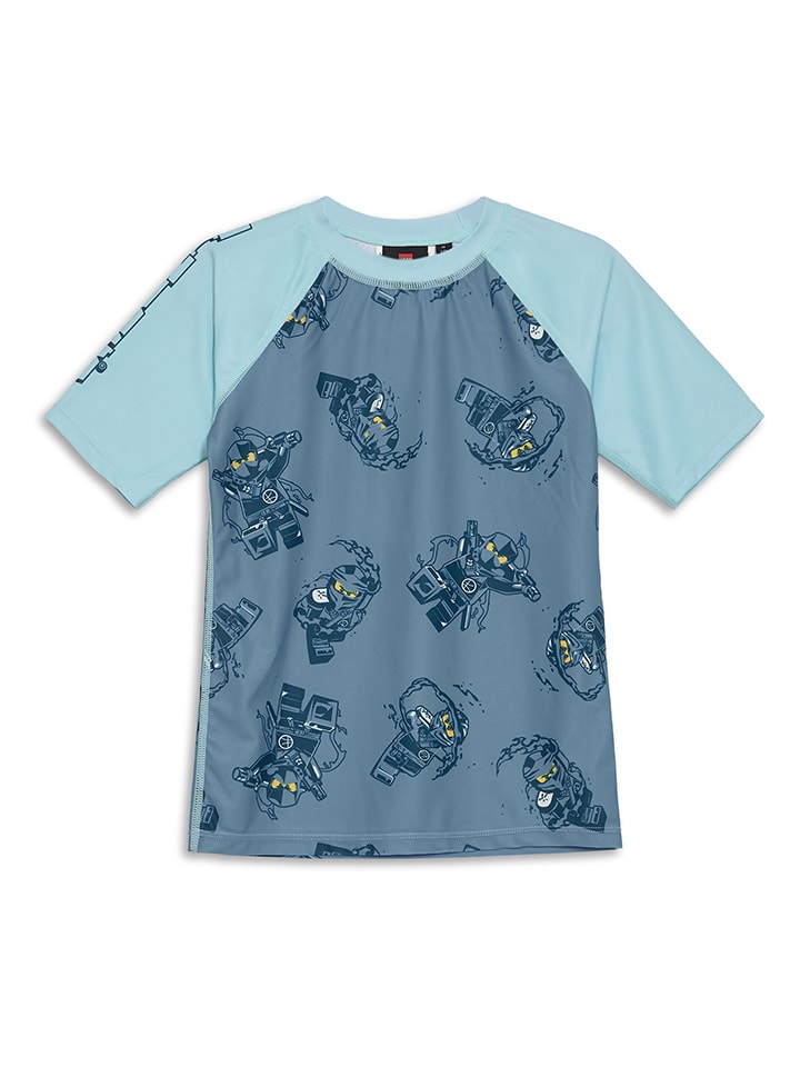 Badeshirt in Blaugrau