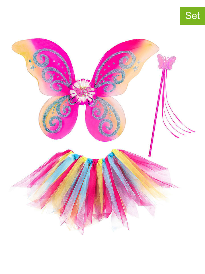 3-częściowy zestaw "Magic Fairy" w kolorze różowym