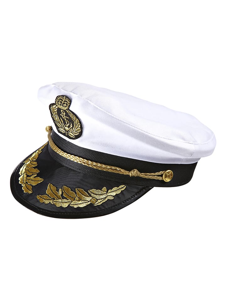 Kapelusz "Luxury Captain" w kolorze biało-czarnym