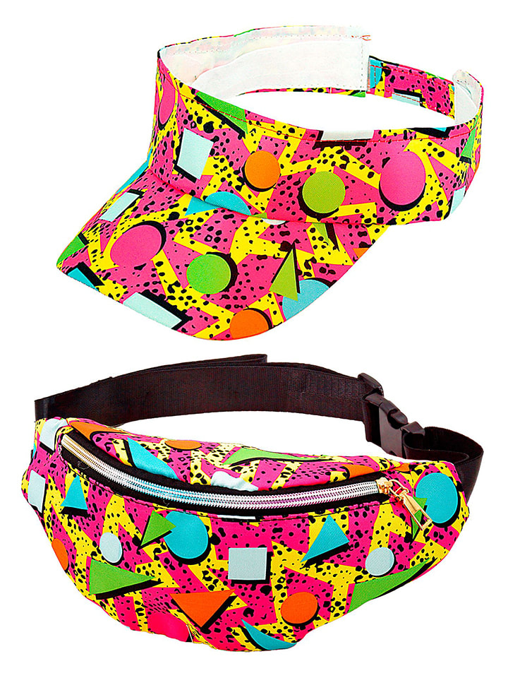 2-częściowy zestaw "The 80s Funky Fashion" ze wzorem