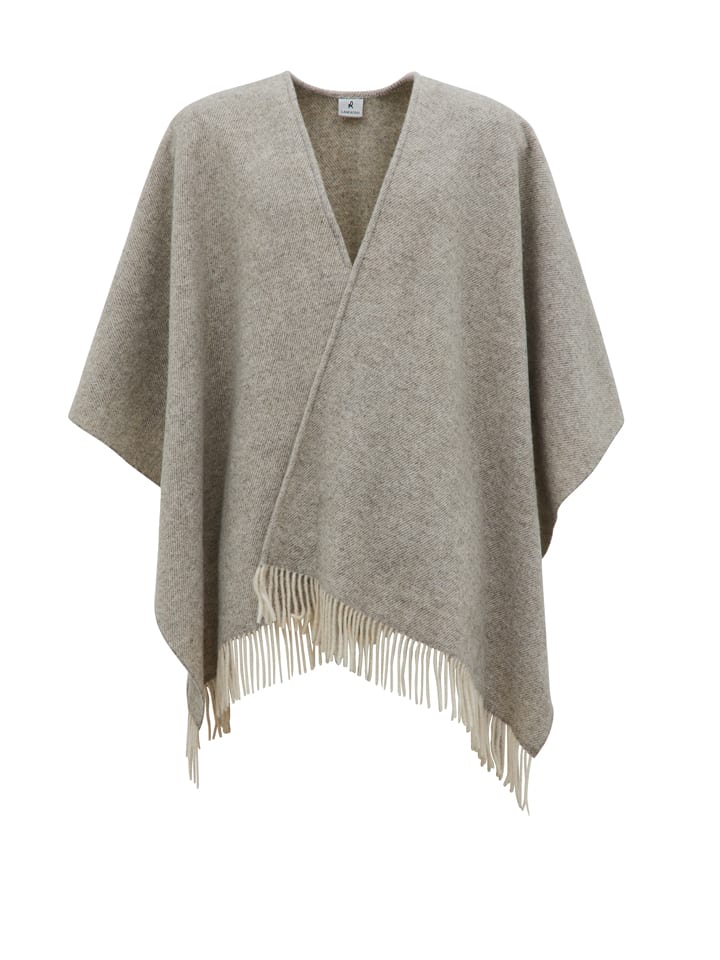 Wollponcho "Kim" in Grau - (L)130 x (B)180 cm