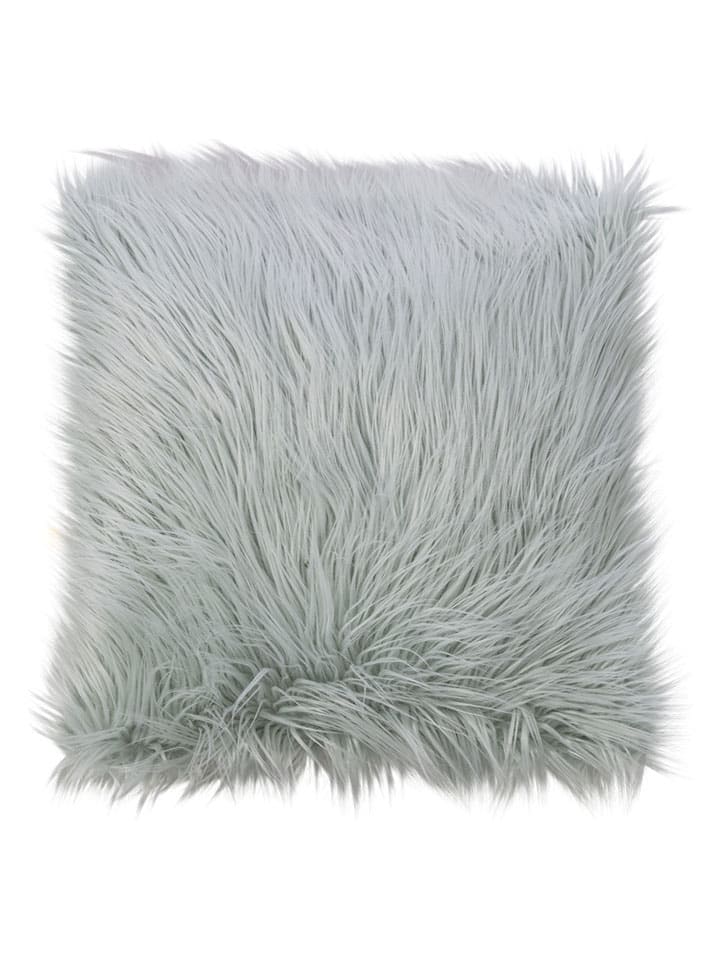 Kissen "Luxury Pile" in Grau - (L)45 x (B)45 cm
